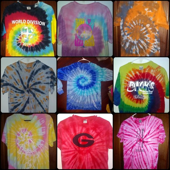 10 T-SHIRT MYSTERY BUNDLE - Bulk Lot Set Random Tees Shirts - Picture 6 of 16